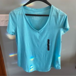 Torrid Blue Classic Fit Tee- SZ 00 in Torrid Sizing